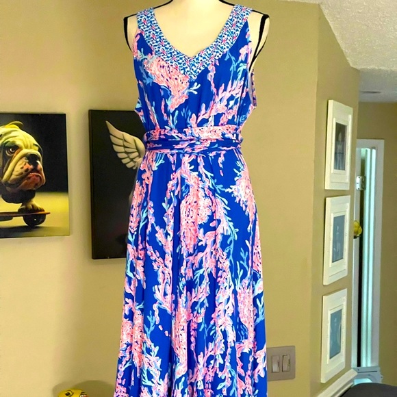 Lilly Pulitzer Dresses & Skirts - Lilly Pulitzer Maxi Dress XLG NWOT